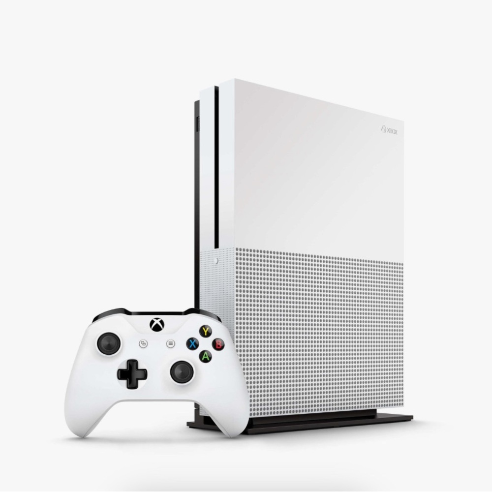 Xbox One with games and a multitude of accessories